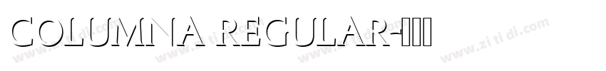 Columna Regular字体转换